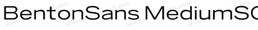 BentonSans MediumSC Regular字体转换